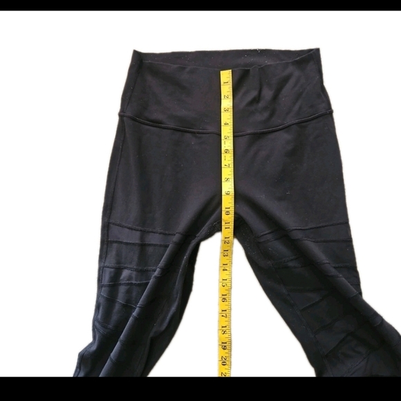 Lululemon Womens Black Under Pant (Hi-Rise) *Tech Mesh 28" 10 - Picture 11 of 12